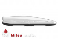 Бокс LUX IRBIS 206 белый глянец 470L на крышу Mitsubishi Pajero Sport 3